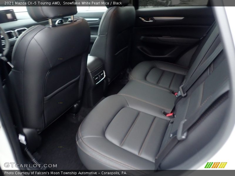 Snowflake White Pearl Mica / Black 2021 Mazda CX-5 Touring AWD