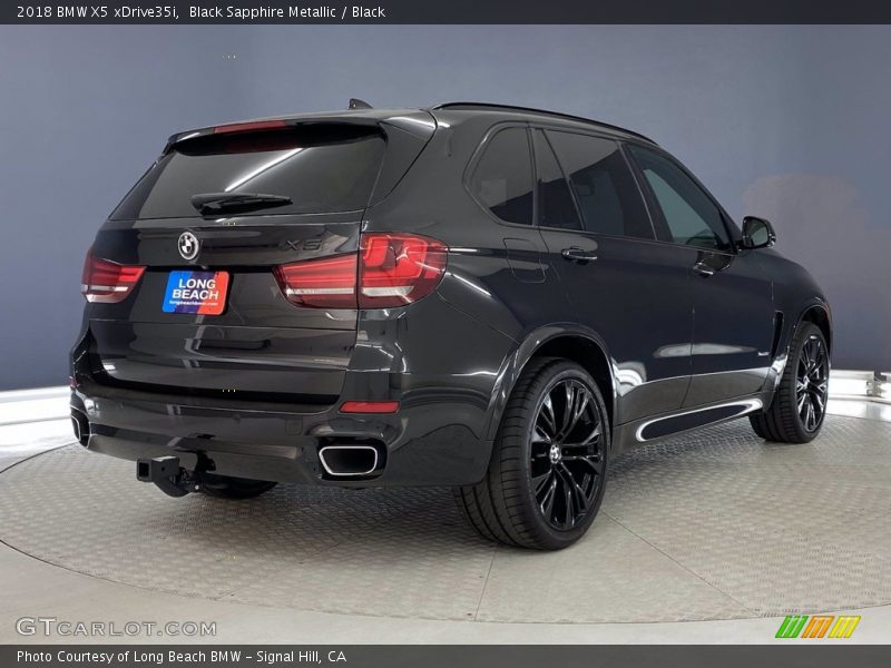 Black Sapphire Metallic / Black 2018 BMW X5 xDrive35i