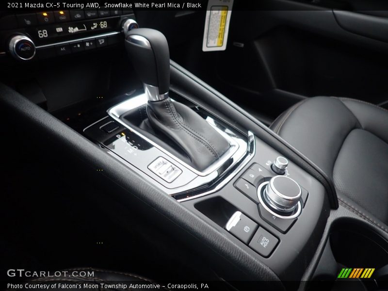 Snowflake White Pearl Mica / Black 2021 Mazda CX-5 Touring AWD