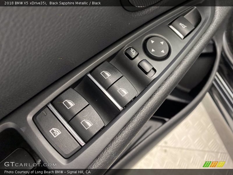 Black Sapphire Metallic / Black 2018 BMW X5 xDrive35i