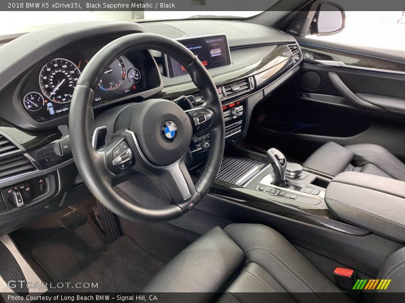 Black Sapphire Metallic / Black 2018 BMW X5 xDrive35i