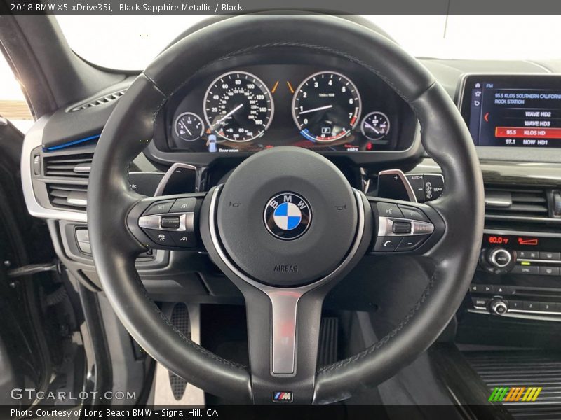 Black Sapphire Metallic / Black 2018 BMW X5 xDrive35i