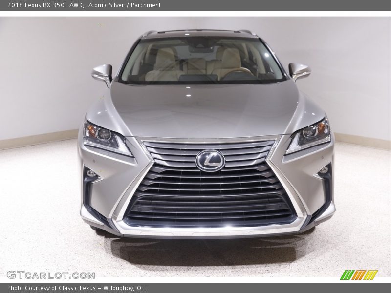 Atomic Silver / Parchment 2018 Lexus RX 350L AWD