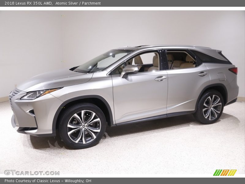 Atomic Silver / Parchment 2018 Lexus RX 350L AWD