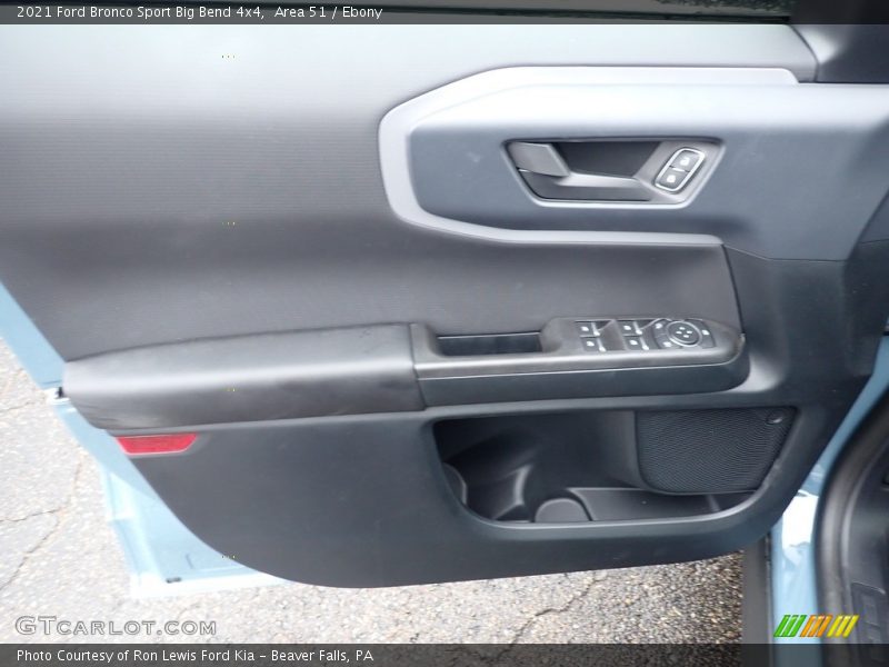 Door Panel of 2021 Bronco Sport Big Bend 4x4