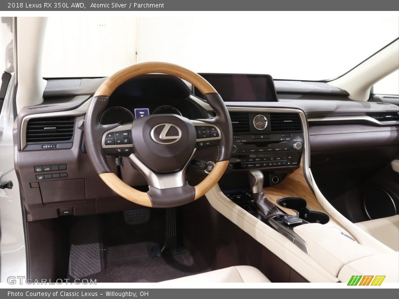 Atomic Silver / Parchment 2018 Lexus RX 350L AWD