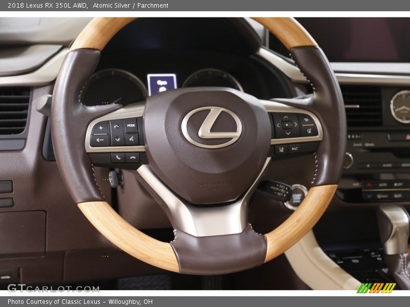 Atomic Silver / Parchment 2018 Lexus RX 350L AWD