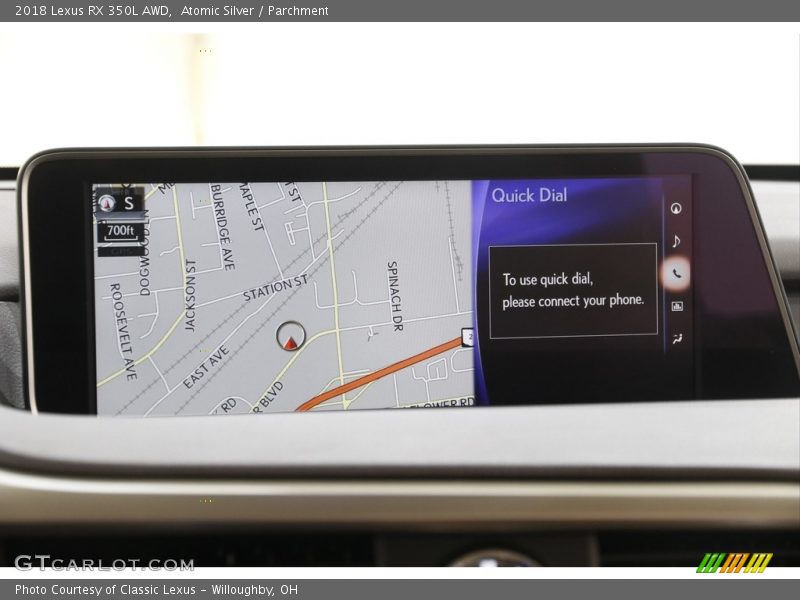 Atomic Silver / Parchment 2018 Lexus RX 350L AWD