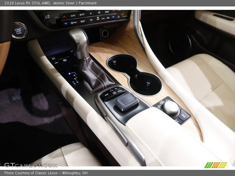 Atomic Silver / Parchment 2018 Lexus RX 350L AWD