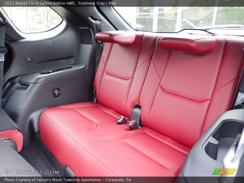 Polymetal Gray / Red 2021 Mazda CX-9 Carbon Edition AWD