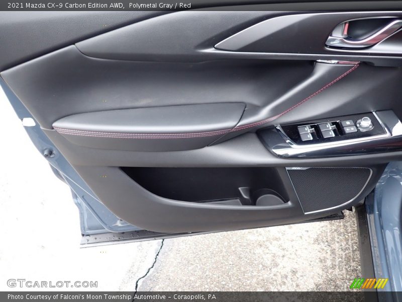 Polymetal Gray / Red 2021 Mazda CX-9 Carbon Edition AWD