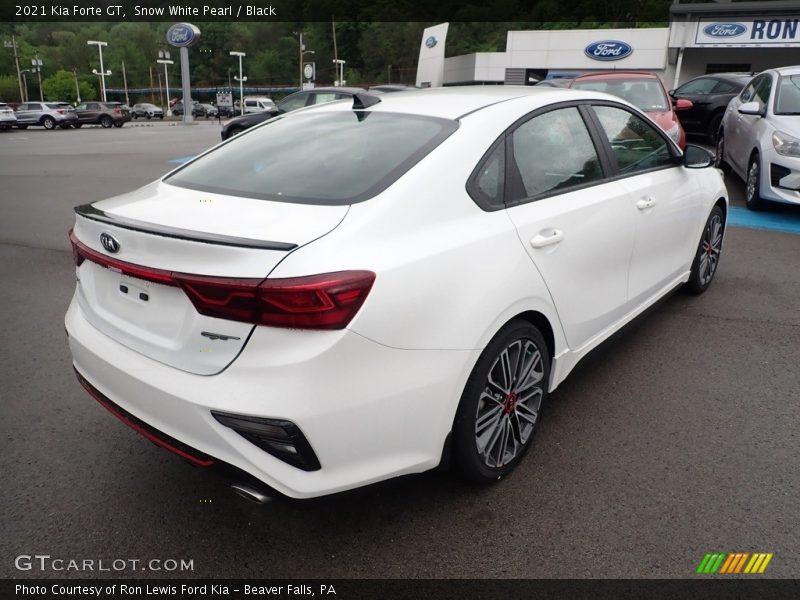 Snow White Pearl / Black 2021 Kia Forte GT
