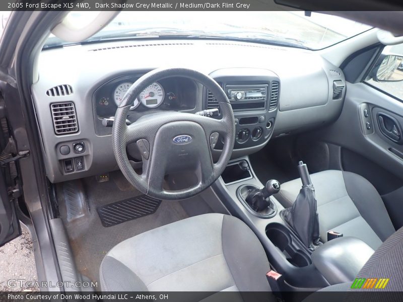 Dark Shadow Grey Metallic / Medium/Dark Flint Grey 2005 Ford Escape XLS 4WD
