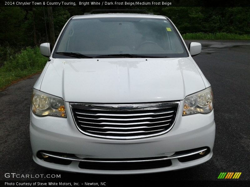 Bright White / Dark Frost Beige/Medium Frost Beige 2014 Chrysler Town & Country Touring