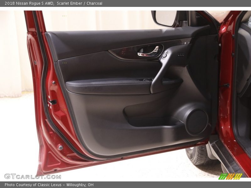 Scarlet Ember / Charcoal 2018 Nissan Rogue S AWD