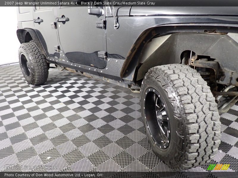 Black / Dark Slate Gray/Medium Slate Gray 2007 Jeep Wrangler Unlimited Sahara 4x4