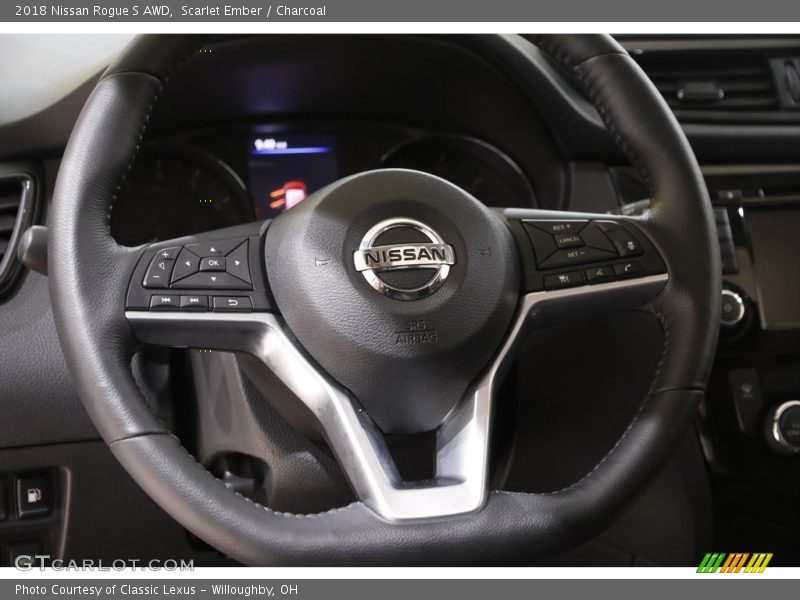 Scarlet Ember / Charcoal 2018 Nissan Rogue S AWD