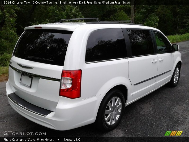 Bright White / Dark Frost Beige/Medium Frost Beige 2014 Chrysler Town & Country Touring