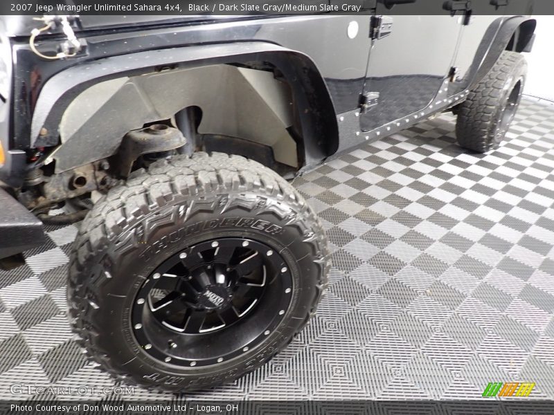 Black / Dark Slate Gray/Medium Slate Gray 2007 Jeep Wrangler Unlimited Sahara 4x4