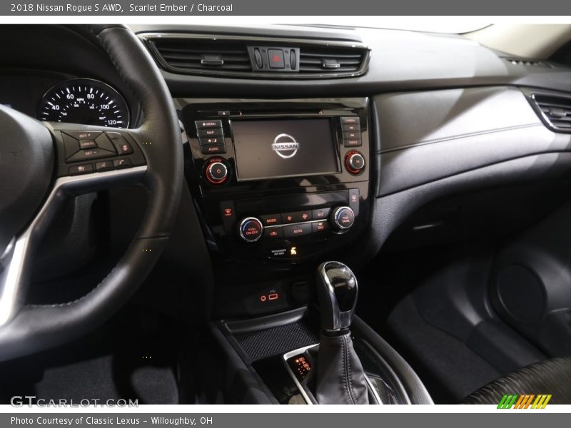Scarlet Ember / Charcoal 2018 Nissan Rogue S AWD