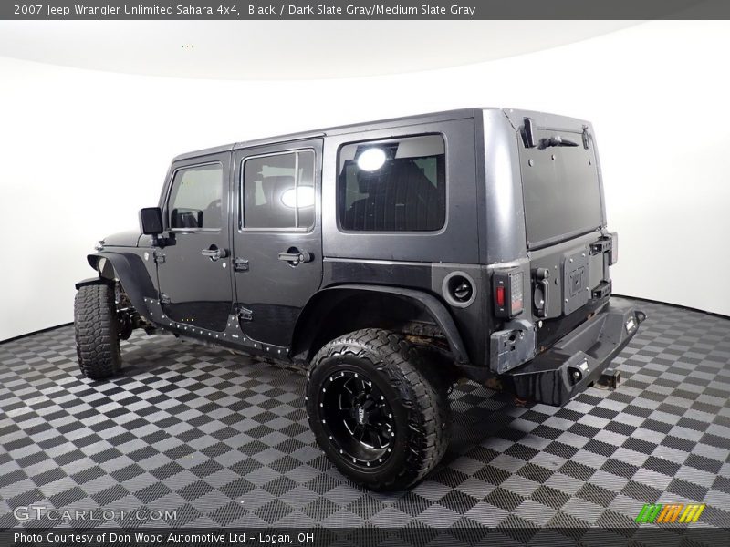 Black / Dark Slate Gray/Medium Slate Gray 2007 Jeep Wrangler Unlimited Sahara 4x4