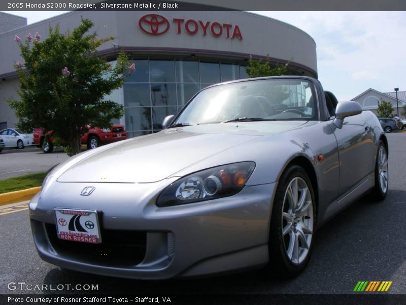 Silverstone Metallic / Black 2005 Honda S2000 Roadster