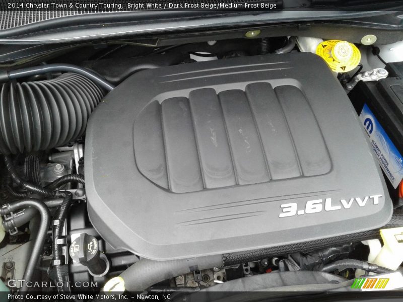 Bright White / Dark Frost Beige/Medium Frost Beige 2014 Chrysler Town & Country Touring