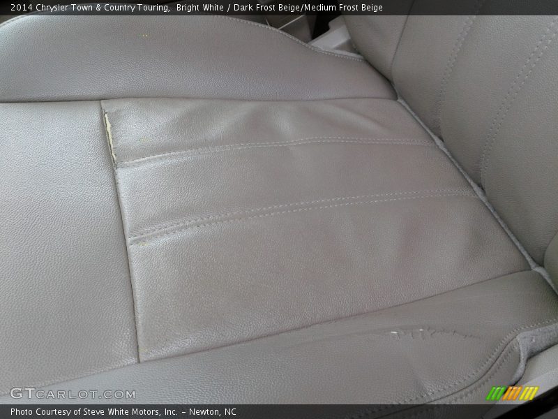 Bright White / Dark Frost Beige/Medium Frost Beige 2014 Chrysler Town & Country Touring