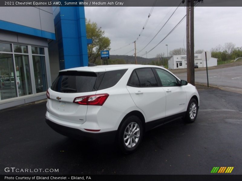 Summit White / Medium Ash Gray 2021 Chevrolet Equinox LS AWD