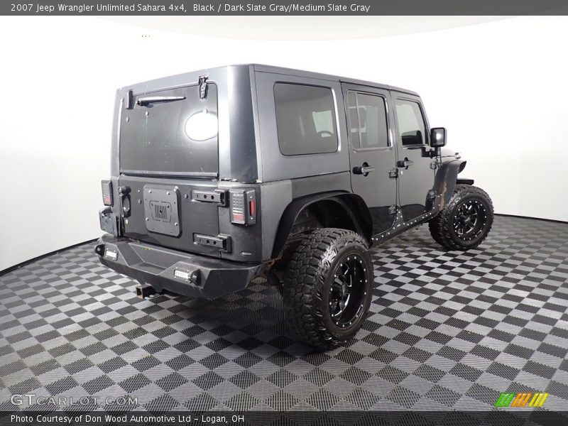 Black / Dark Slate Gray/Medium Slate Gray 2007 Jeep Wrangler Unlimited Sahara 4x4