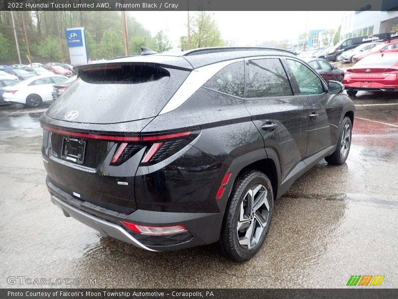 Phantom Black / Gray 2022 Hyundai Tucson Limited AWD