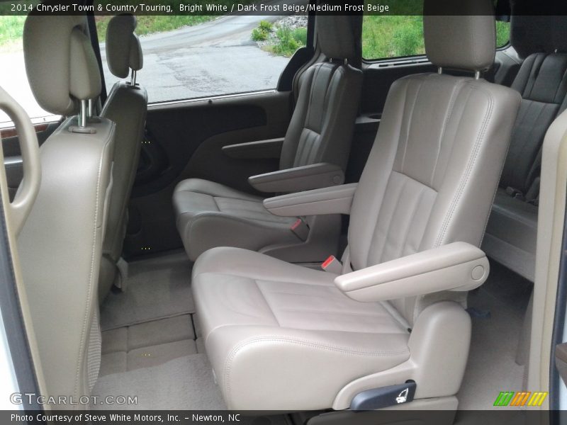 Bright White / Dark Frost Beige/Medium Frost Beige 2014 Chrysler Town & Country Touring