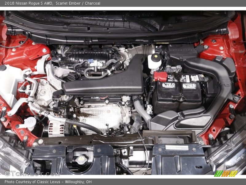 Scarlet Ember / Charcoal 2018 Nissan Rogue S AWD