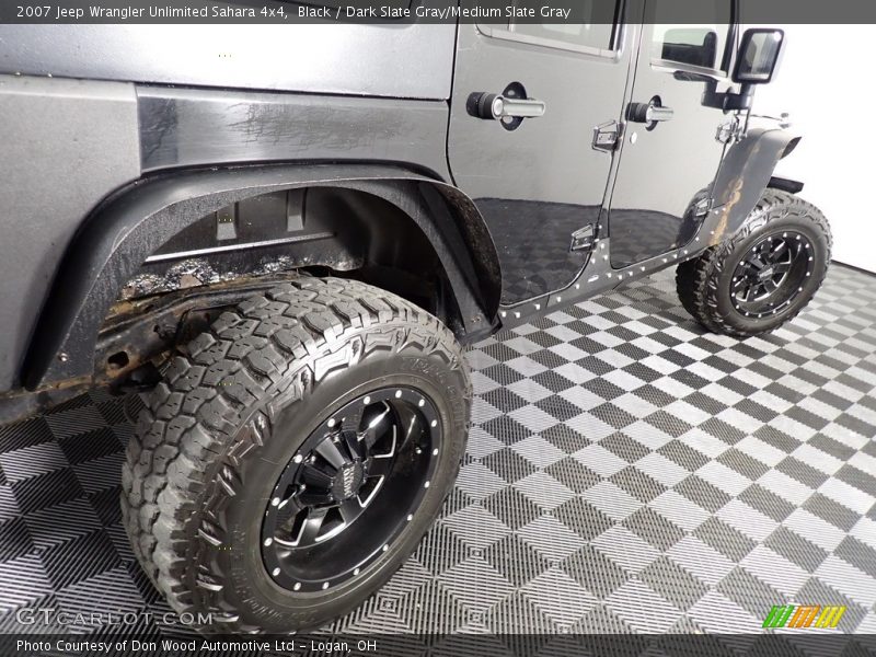 Black / Dark Slate Gray/Medium Slate Gray 2007 Jeep Wrangler Unlimited Sahara 4x4