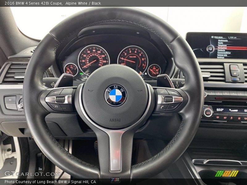 Alpine White / Black 2016 BMW 4 Series 428i Coupe