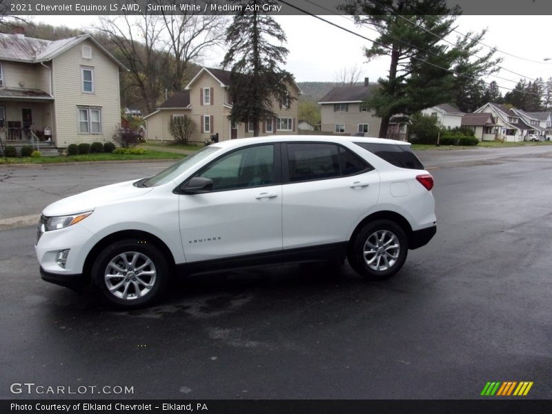 Summit White / Medium Ash Gray 2021 Chevrolet Equinox LS AWD