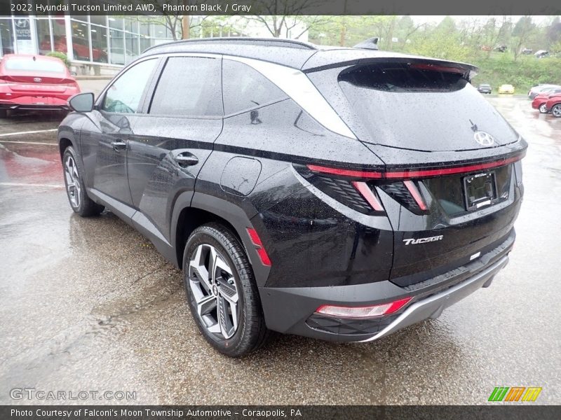 Phantom Black / Gray 2022 Hyundai Tucson Limited AWD