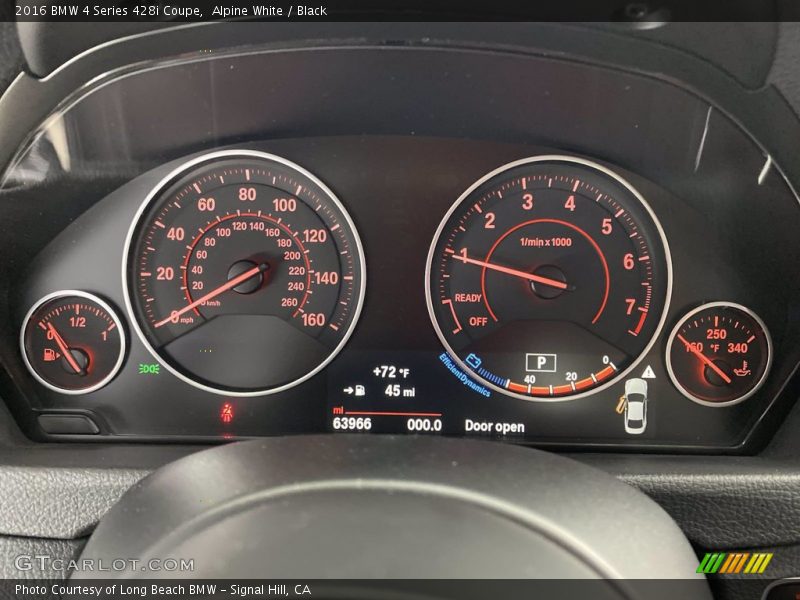 Alpine White / Black 2016 BMW 4 Series 428i Coupe