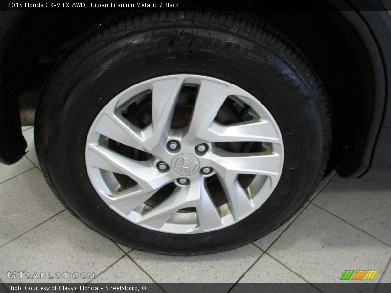 Urban Titanium Metallic / Black 2015 Honda CR-V EX AWD