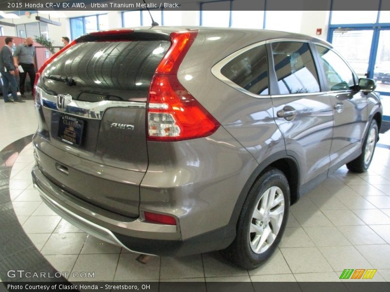 Urban Titanium Metallic / Black 2015 Honda CR-V EX AWD