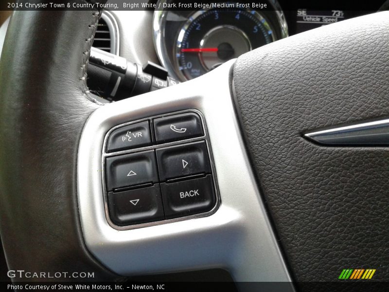 Bright White / Dark Frost Beige/Medium Frost Beige 2014 Chrysler Town & Country Touring