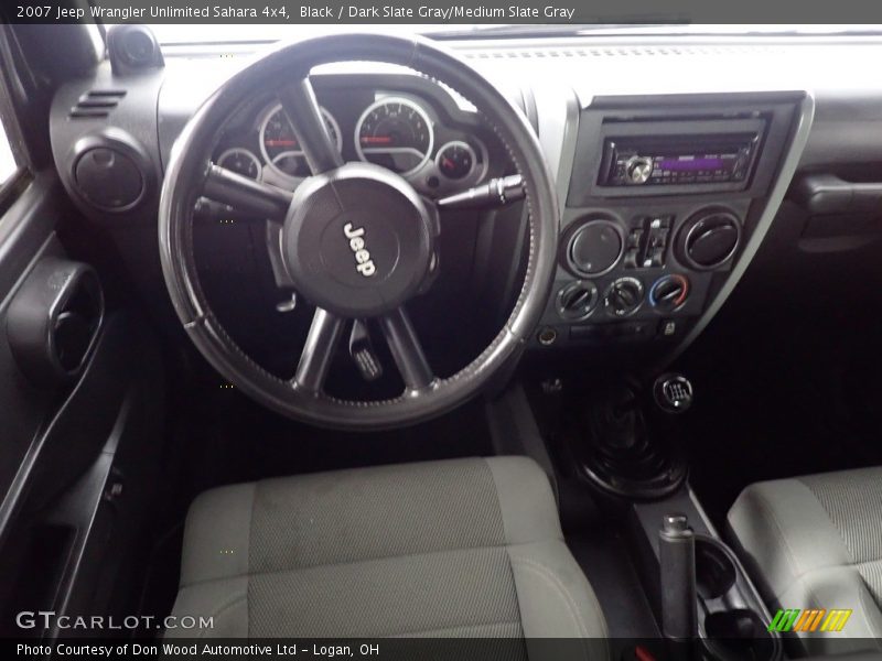 Black / Dark Slate Gray/Medium Slate Gray 2007 Jeep Wrangler Unlimited Sahara 4x4
