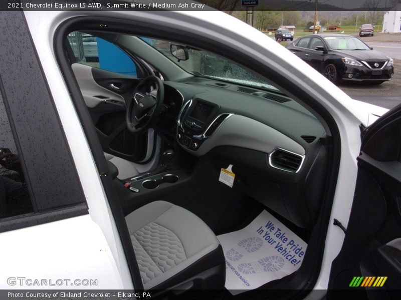 Summit White / Medium Ash Gray 2021 Chevrolet Equinox LS AWD