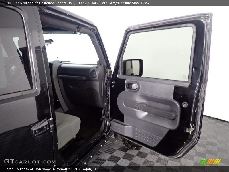 Black / Dark Slate Gray/Medium Slate Gray 2007 Jeep Wrangler Unlimited Sahara 4x4