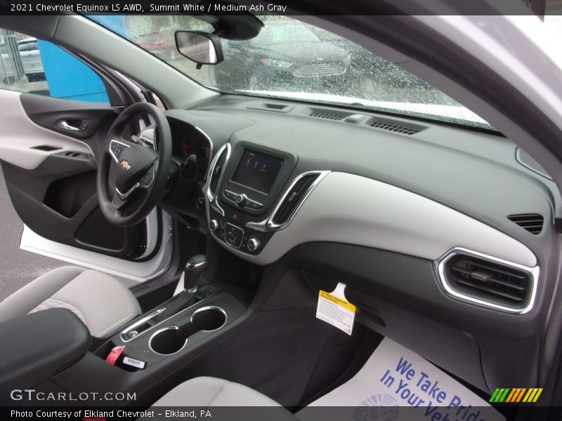 Summit White / Medium Ash Gray 2021 Chevrolet Equinox LS AWD