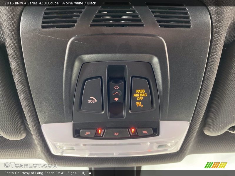 Alpine White / Black 2016 BMW 4 Series 428i Coupe