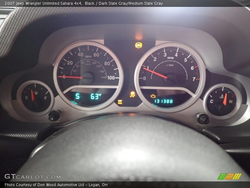 Black / Dark Slate Gray/Medium Slate Gray 2007 Jeep Wrangler Unlimited Sahara 4x4