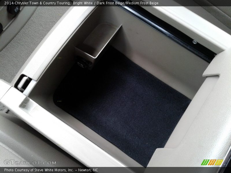 Bright White / Dark Frost Beige/Medium Frost Beige 2014 Chrysler Town & Country Touring