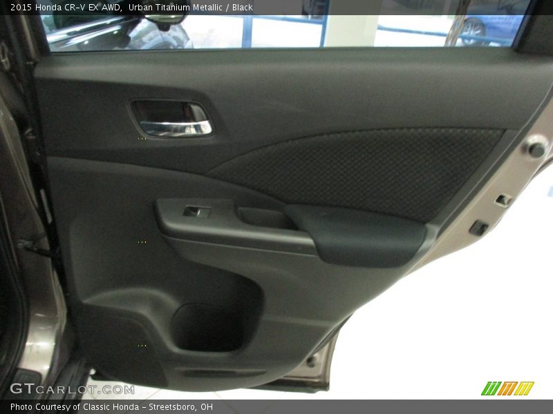 Urban Titanium Metallic / Black 2015 Honda CR-V EX AWD