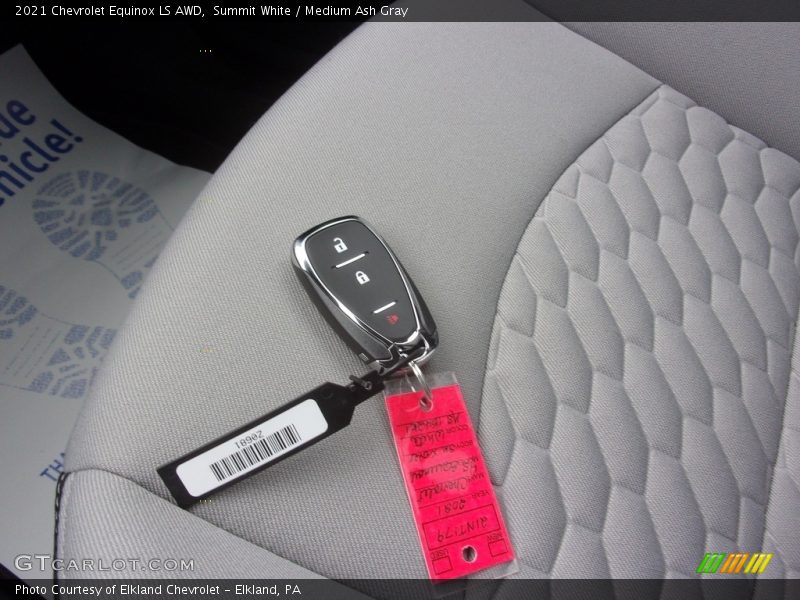 Summit White / Medium Ash Gray 2021 Chevrolet Equinox LS AWD